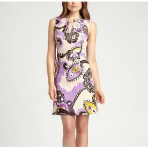 Kate Spade Keiran Dress Hydrangea Moroccan Paisley Cotton Sheath Women’s Size 2